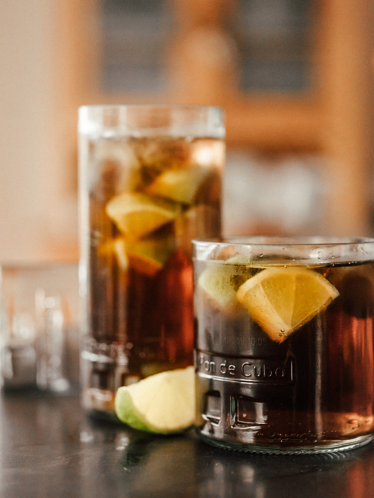 Rum Trink Glas 4er Set  - witzige und nachhaltige Geschenkidee