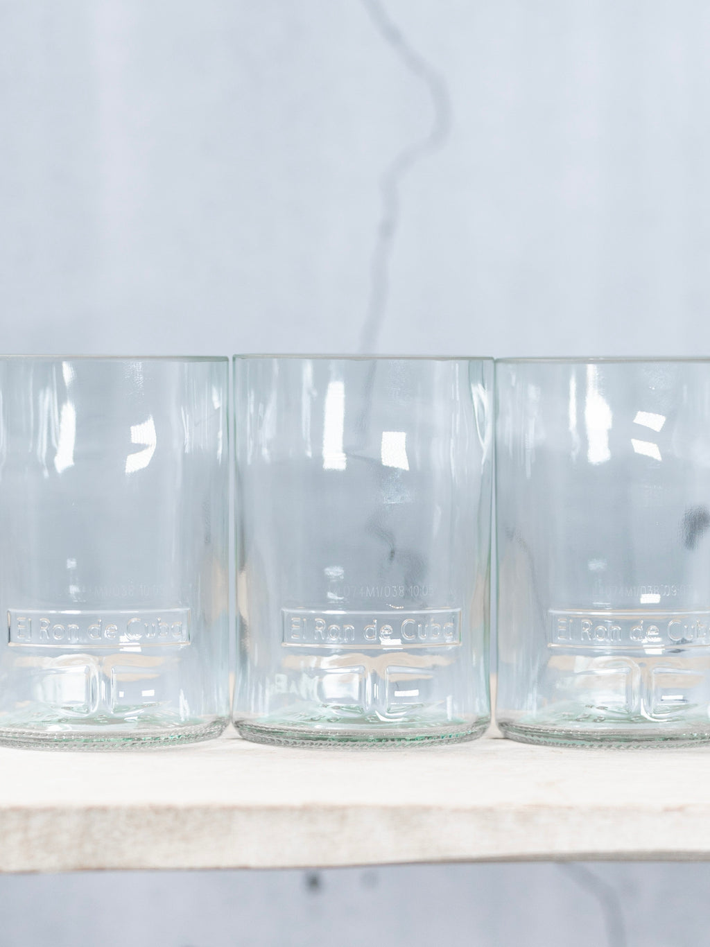 Rum TrinkGlas - witzig, nachhaltig, handgefertigt - zum Verschenken oder für dich