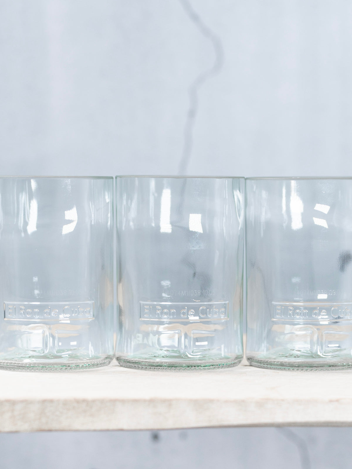 Rum TrinkGlas - witzig, nachhaltig, handgefertigt - zum Verschenken oder für dich