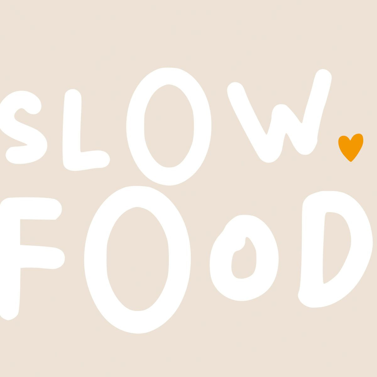 SLOW FOOD - Servietten - von ppd