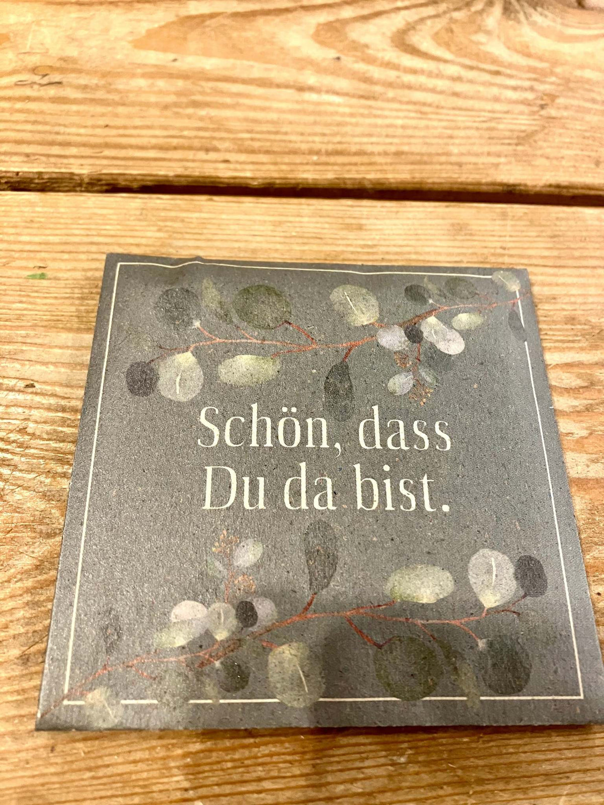 Saatgut - Schön, dass du da bist ! - von herr biene aus Hamburg