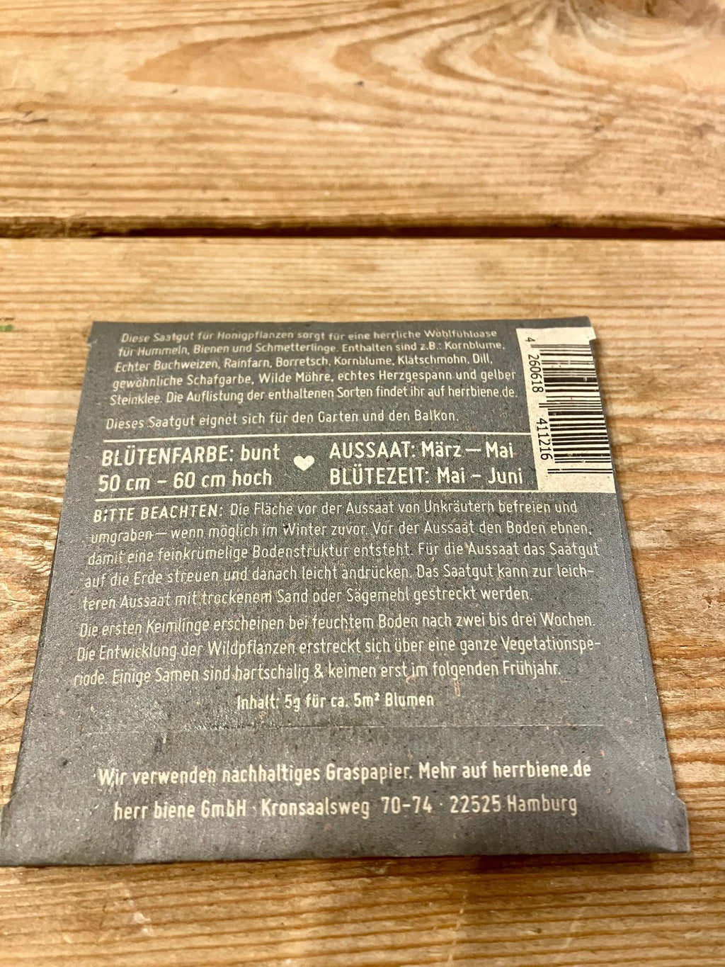 Saatgut - Schön, dass du da bist ! - von herr biene aus Hamburg