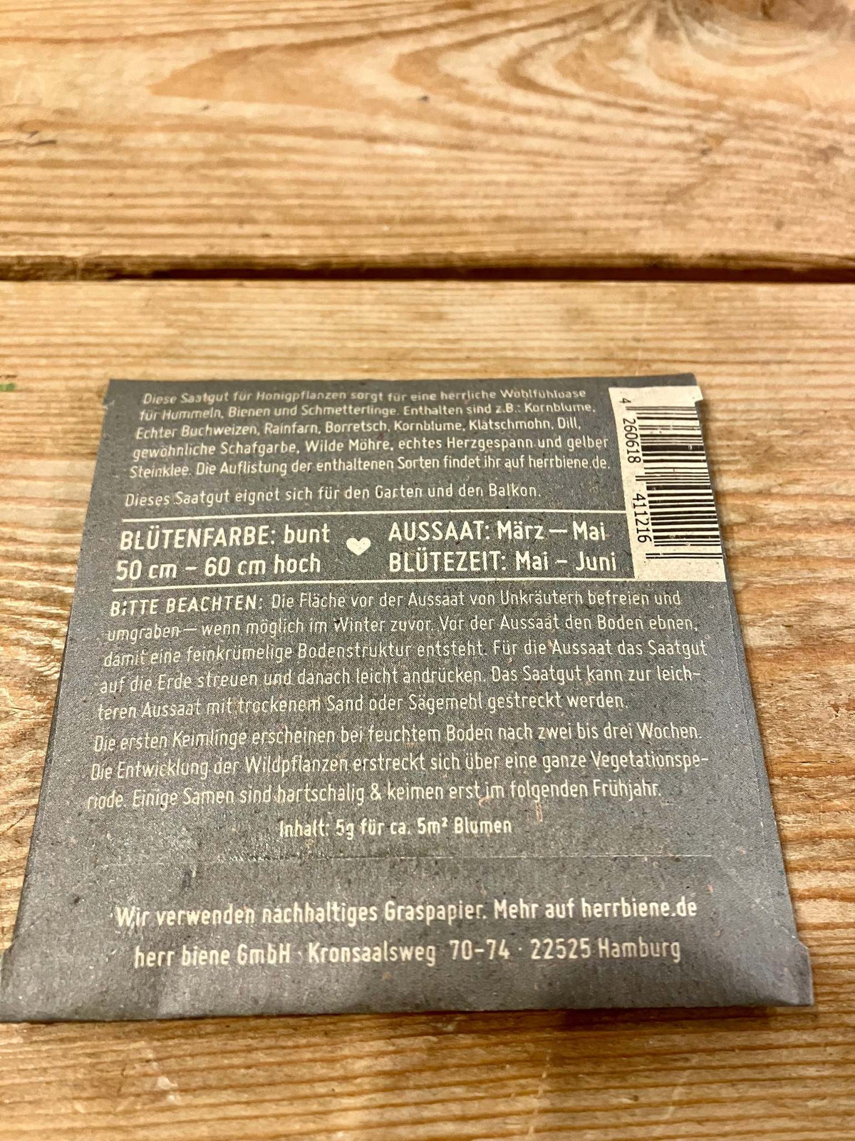Saatgut - Schön, dass du da bist ! - von herr biene aus Hamburg