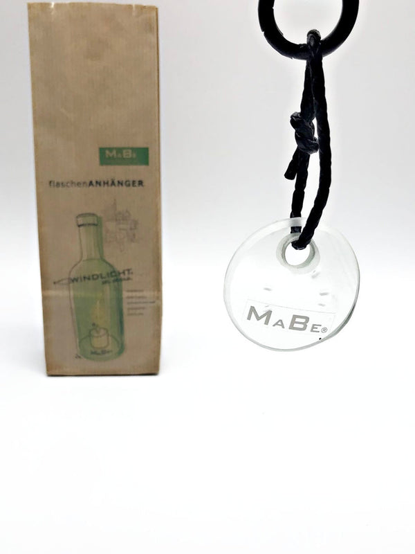 Schlüssel Anhänger aus dem Bocksbeutelboden transparent | chrom - MaBe®
