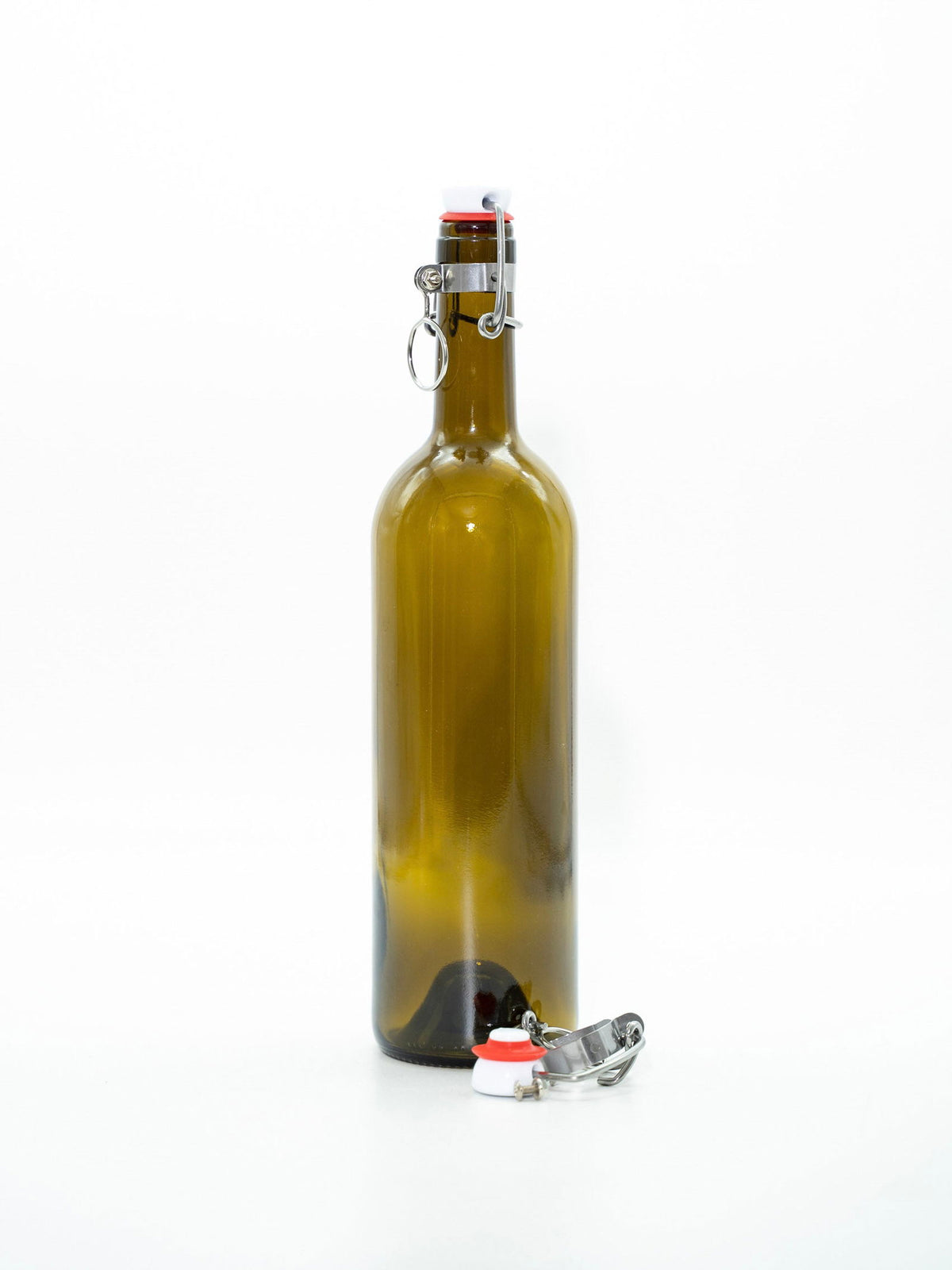Schnappdeckel mit oliv Flasche - MaBe®