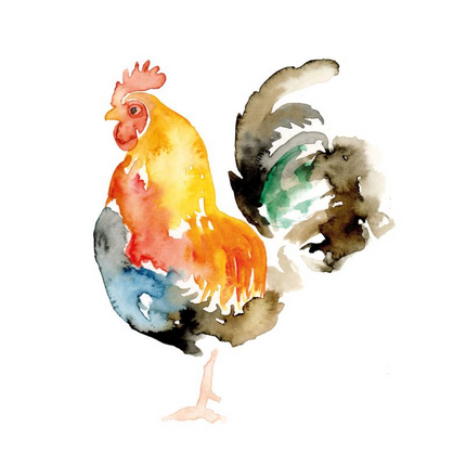 Der Hahn 🐔🐓 Servietten - von ppd