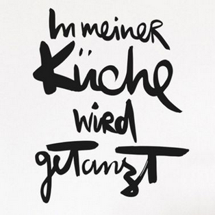 In meiner Küche wird getanzt 💃 gute Laune Servietten - von ppd