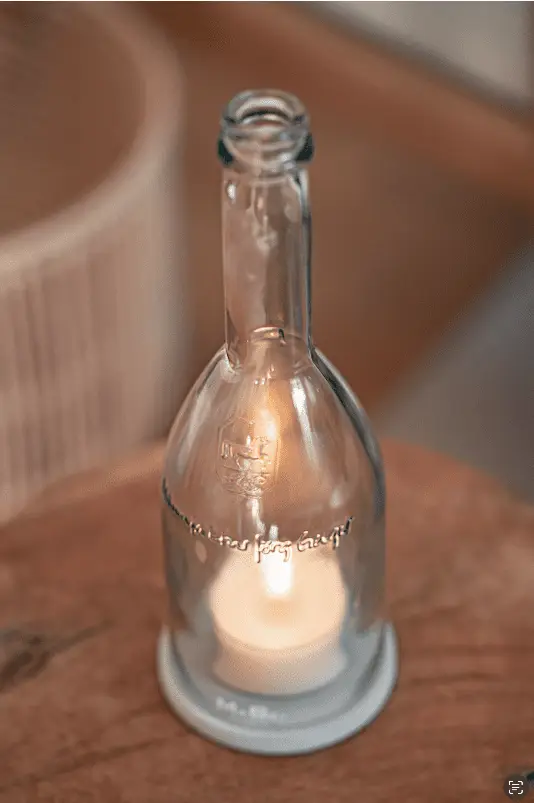 Prisecco Windlicht - mit geprägtem Pferd aus der Manufaktur Jörg Geiger - MaBe®