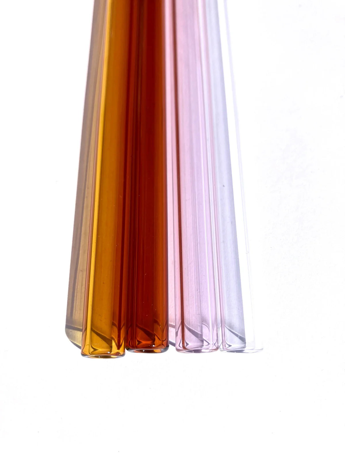 Glashalm - 50er Pack 🌈 bunt oder transparent - 15 o. 21 cm - made in Germany - B2B