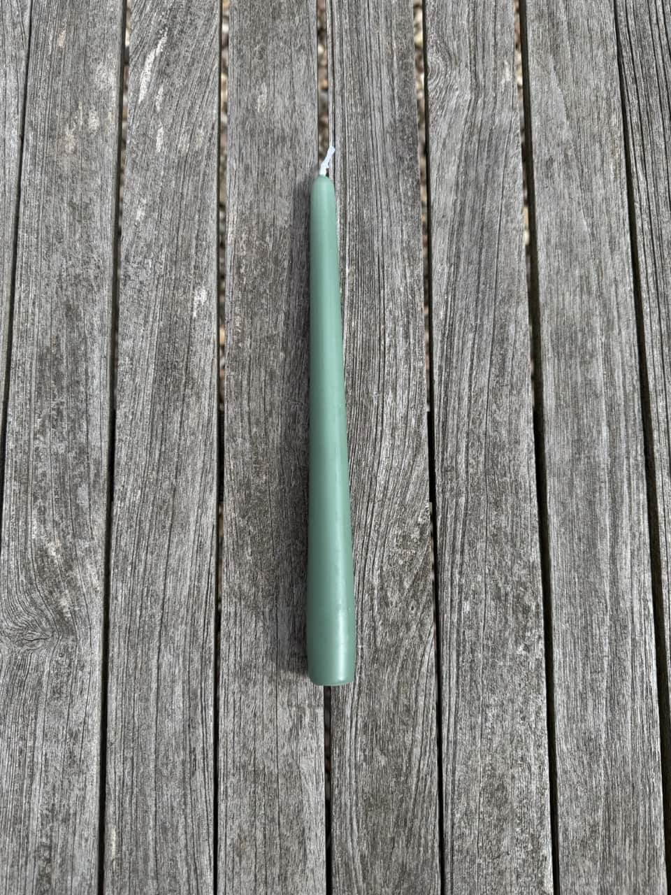 Spitzkerze von Kerzen Wenzel - Aschaffenburg - smaragd - MaBe®