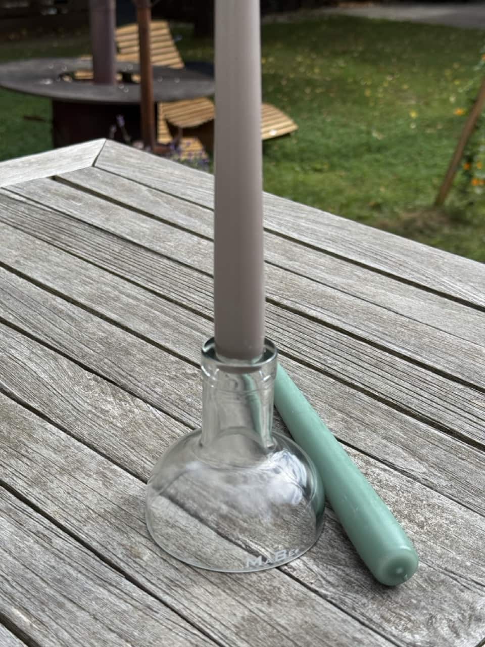 Spitzkerze von Kerzen Wenzel - Aschaffenburg - smaragd - MaBe®