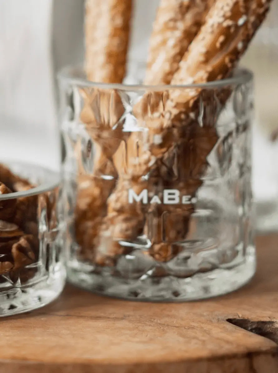 Statement TrinkGlas - aus der Vodka Flasche - dicke Wandung mit Struktur