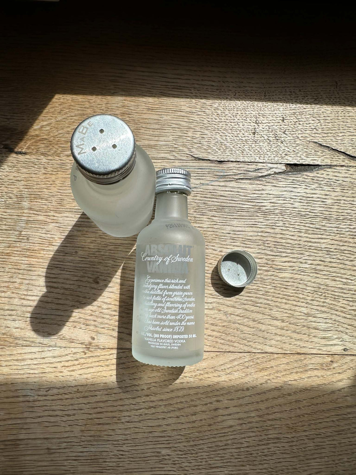 THE Brand ✨ Salzstreuer aus Spirituosen Minis ✨ witzig ✨ Talk About für jeden Tisch