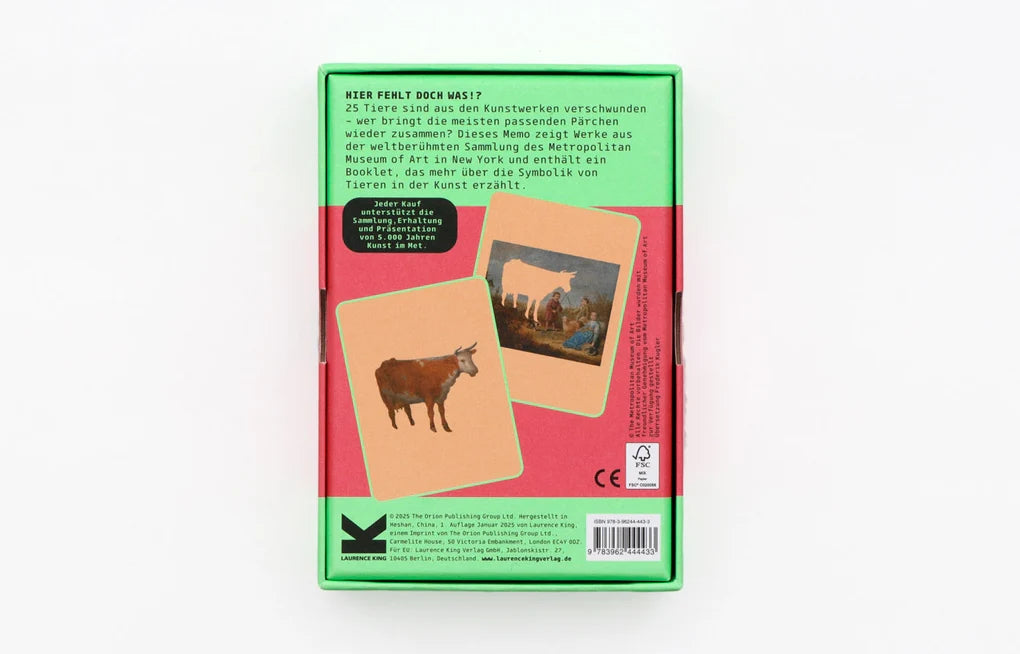 Tiere aus Meisertwerken 🖌️ Kunst Memo vom Laurence King Verlag