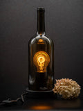 TischLampe 1,5 l Wein Flasche oliv - MaBe®