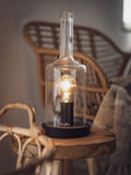 Big Bottle TischLampe + WINDLICHT (30cm) 3 l Spirituose - MaBe®