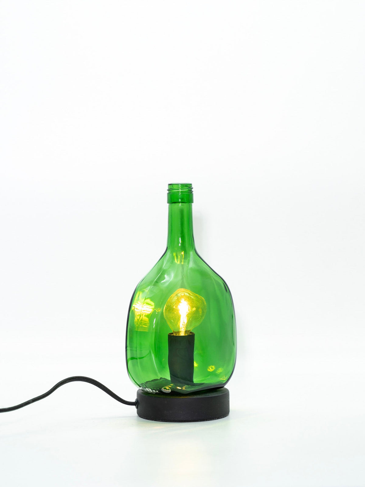 TischLampe Bocksbeutel in grün - MaBe®