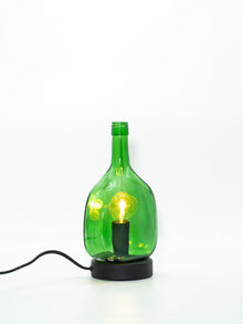 TischLampe mit dem Bocksbeutel - tolle Form - witzige Leuchte