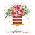 Torten & Rosen🌹🎂 Glück  Servietten - von ppd