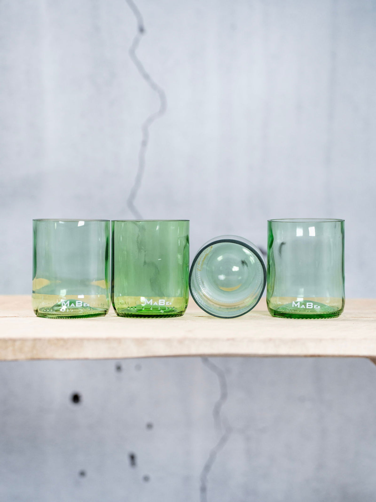 Trink Glas hellgrün - wunderschön - toll & wertig - MaBe®
