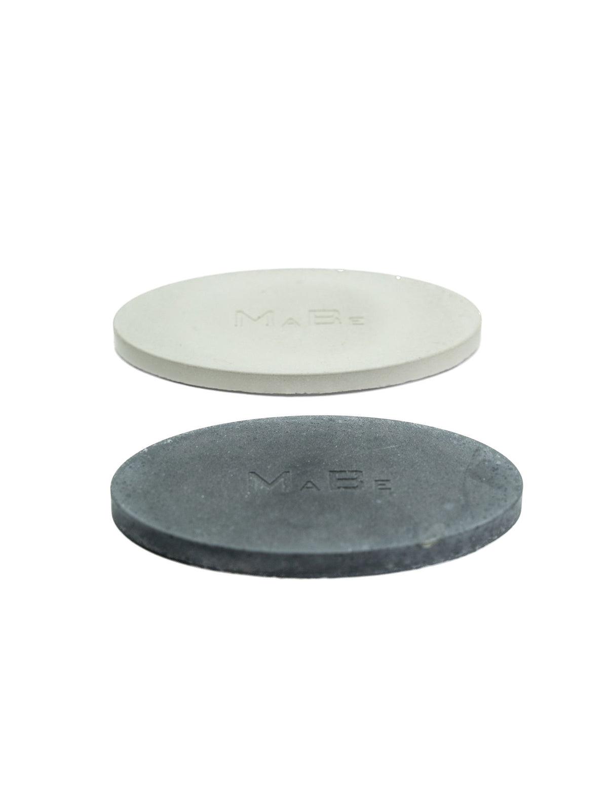 Untersetzer Feinbeton oval | grau - MaBe®