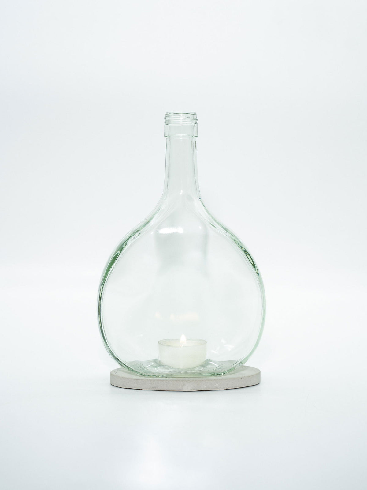 Untersetzer Feinbeton oval | grau - MaBe®