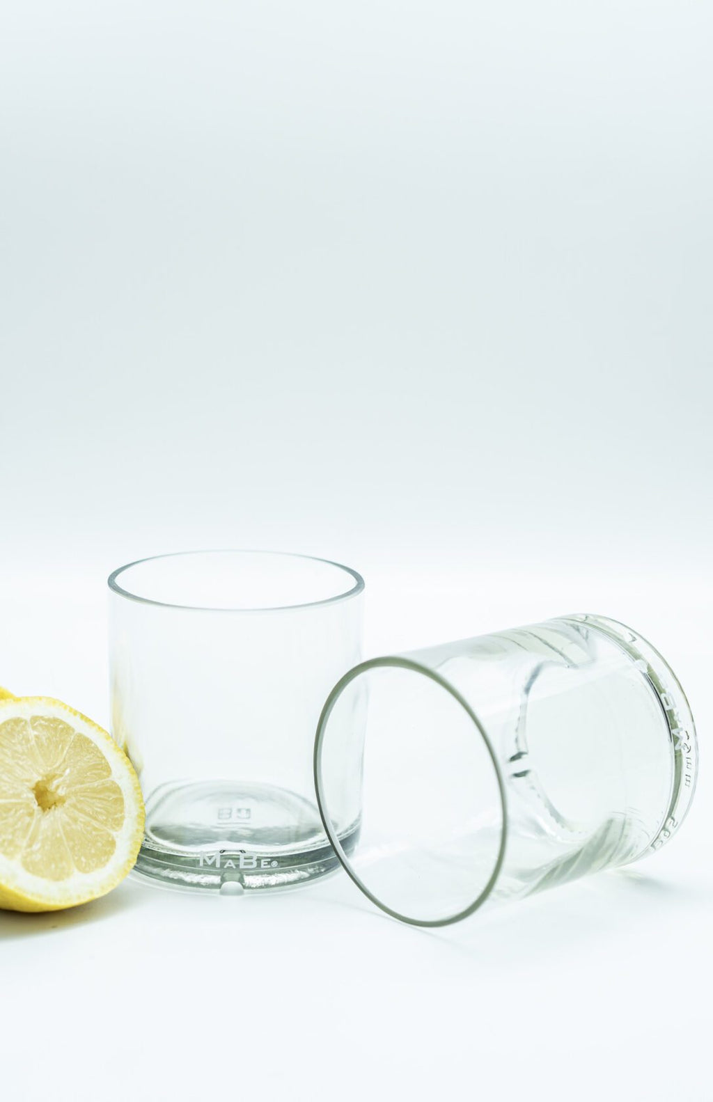 Upcycling Sprirituosen Set - 2 Gläser und 1 Kerzenständer aus einer Flasche - MaBe®