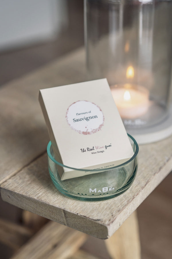 Upcycling Schälchen & VINOOS Sauvignon - perfektes Mitbringsel - MaBe®