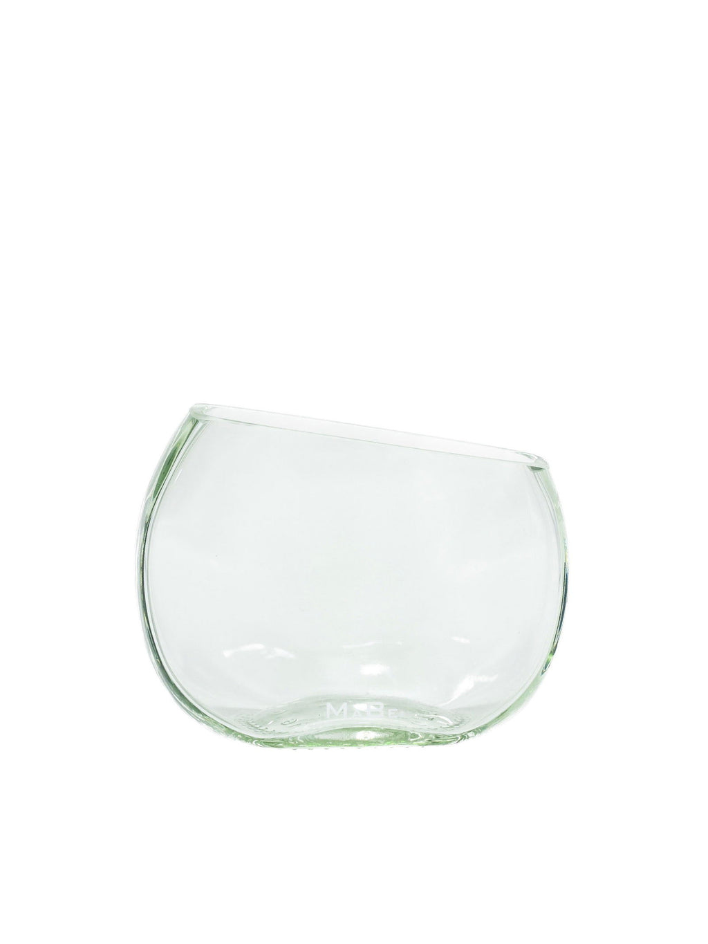 Vase - Design - schräg geschnitten in transparent - MaBe®