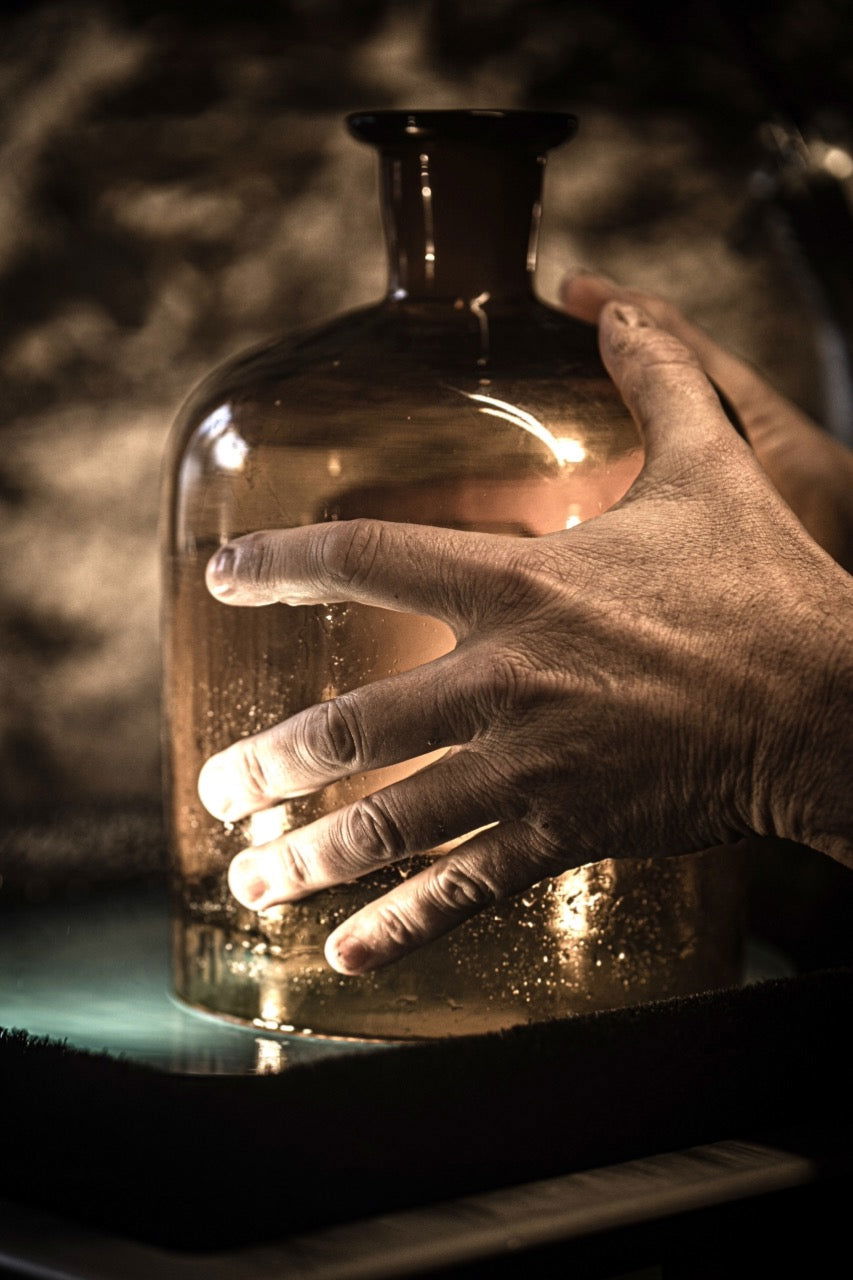 Vase upcycling aus einer 3 l Wein Flasche - MaBe®