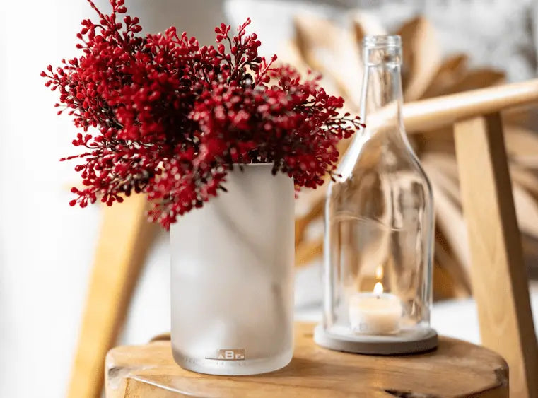 Vase - wunderbar schlicht und cool - Upcycling der Freixenet Flasche