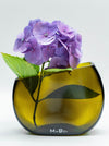 Vase Design - modern in oliv - auch ohne Blumen ein traumhafter Eyecatcher - MaBe®