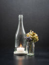 Kleine Vase aus der Piccolo Sekt Flasche - echt grün & ecofriendly