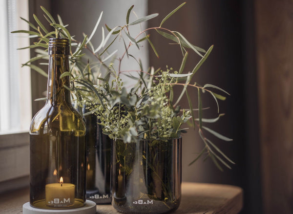 Vase oder auch Schale für Blumen, Kekse oder Quark - nettes & nachhaltiges Mitbringsel - MaBe®