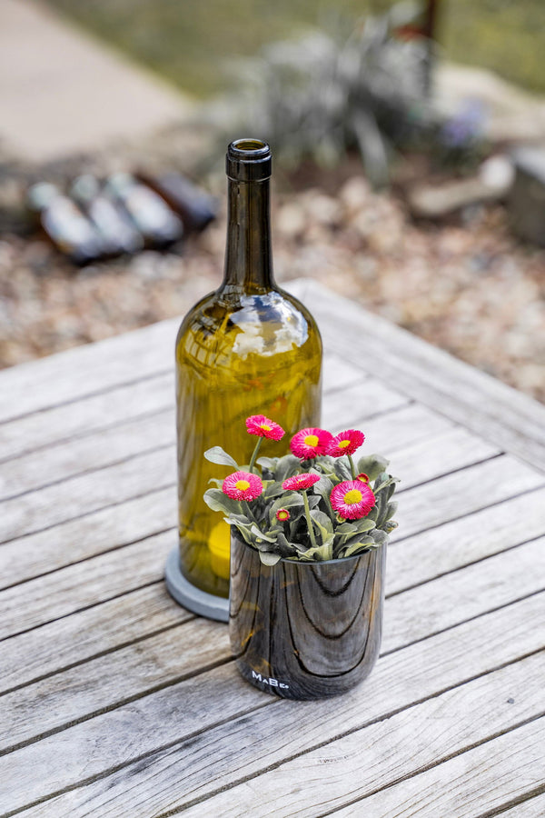 Vase aus einer Weinflasche | Upcycling | Nachhaltig | Handmade in DE