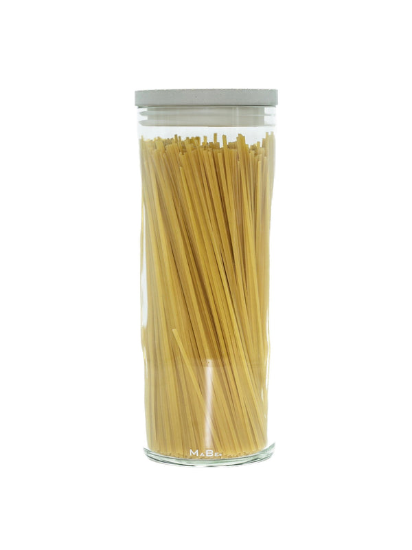 Vorrats Glas 1800ml - Mit Pasta gefüllt ein wunderbares & nachhaltiges Geschenk - MaBe®