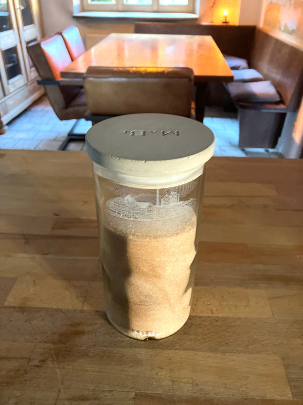 Vorratsglas aus der Absolut Flasche - witzig & nachaltig - MaBe®