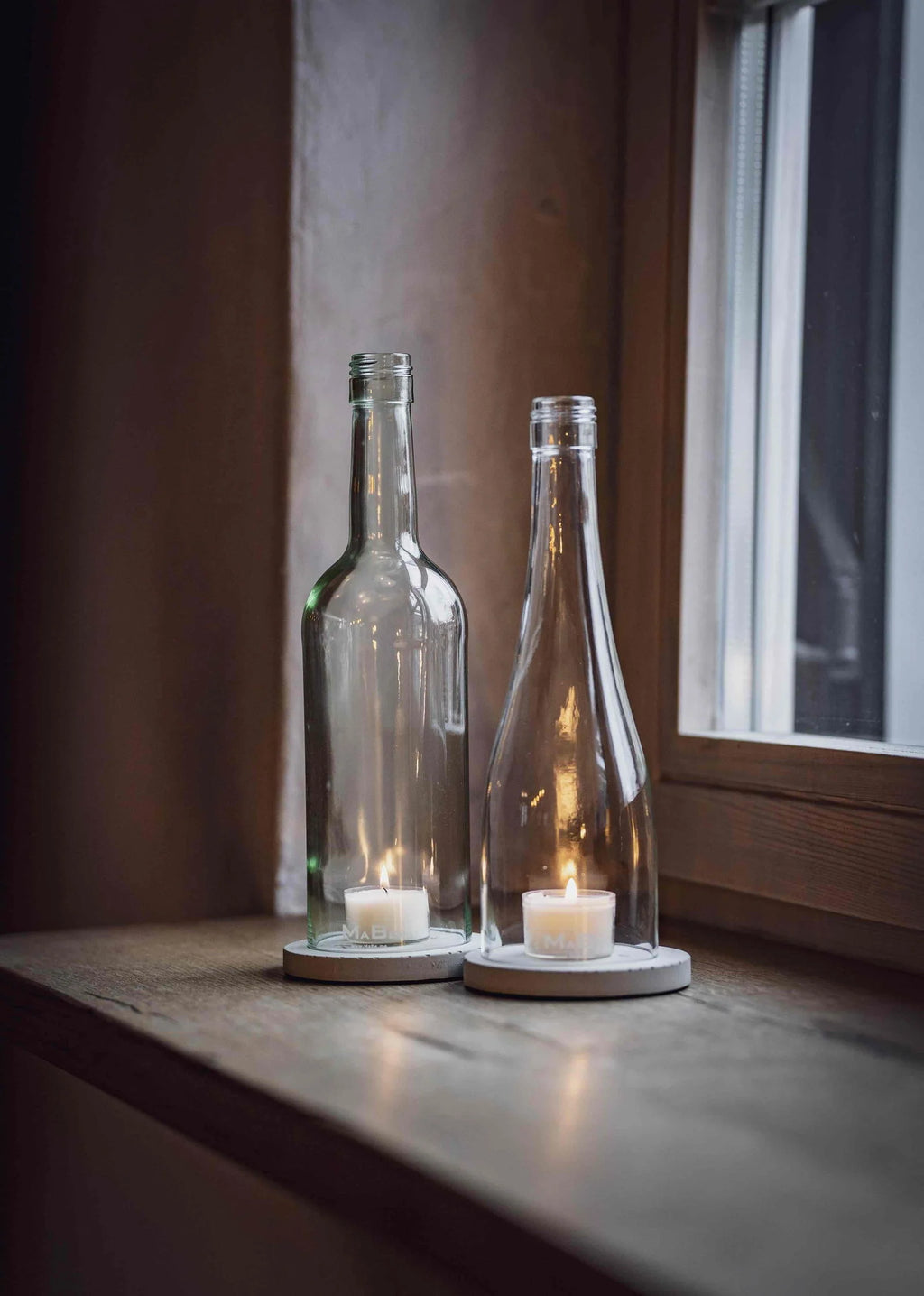 WINDLICHT aus der dt. Weinflasche - witzige & nachhaltige Geschenkidee