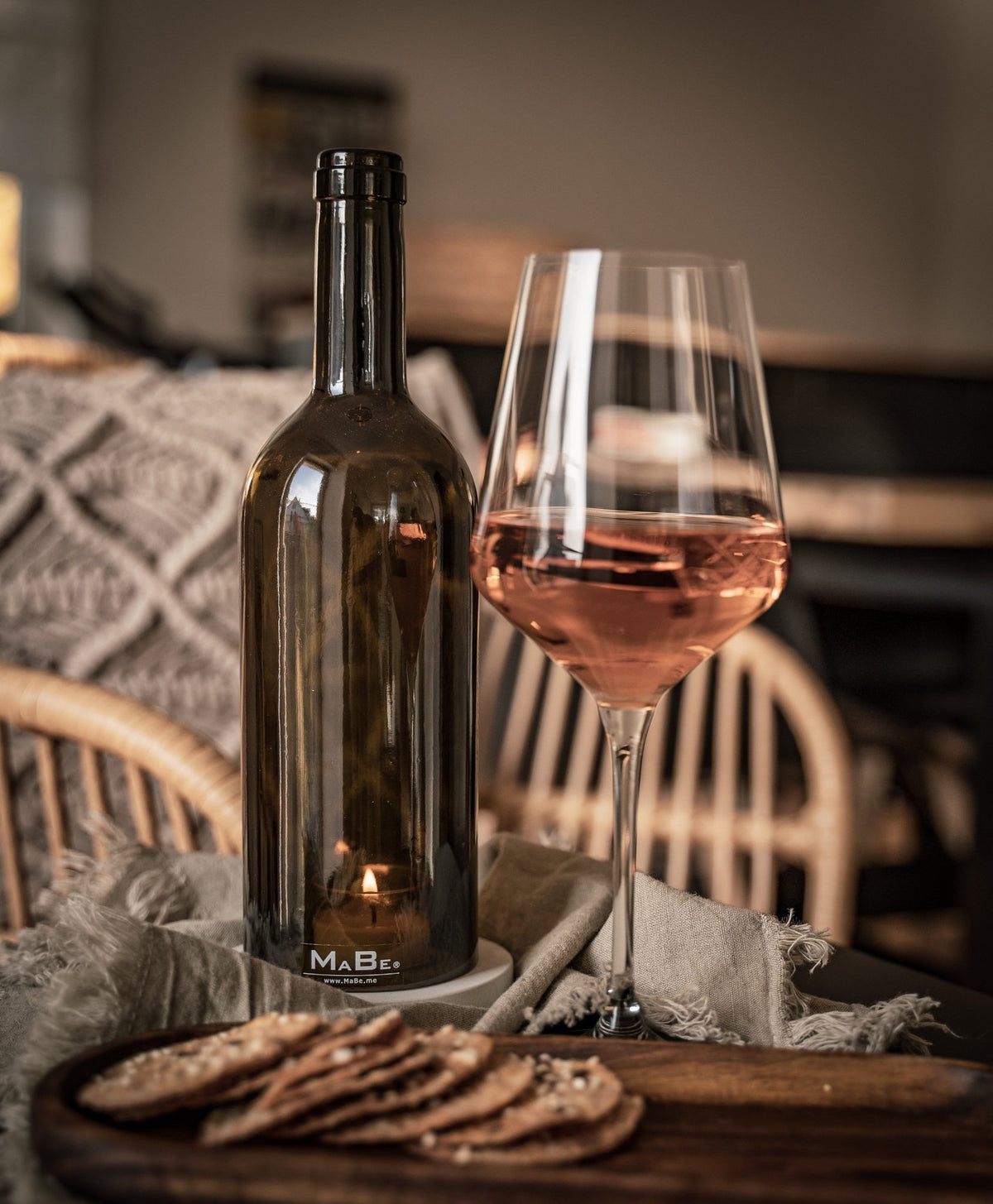 Wein Windlicht Klassik - clean & pur - stilsicher