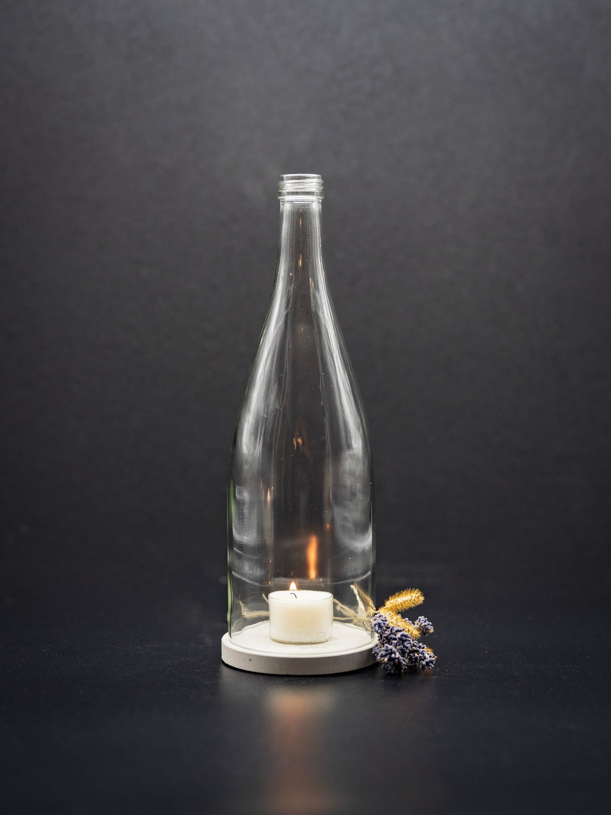 Weinlicht Windlicht - markant und schlicht - wunderschöne Tischdekoration