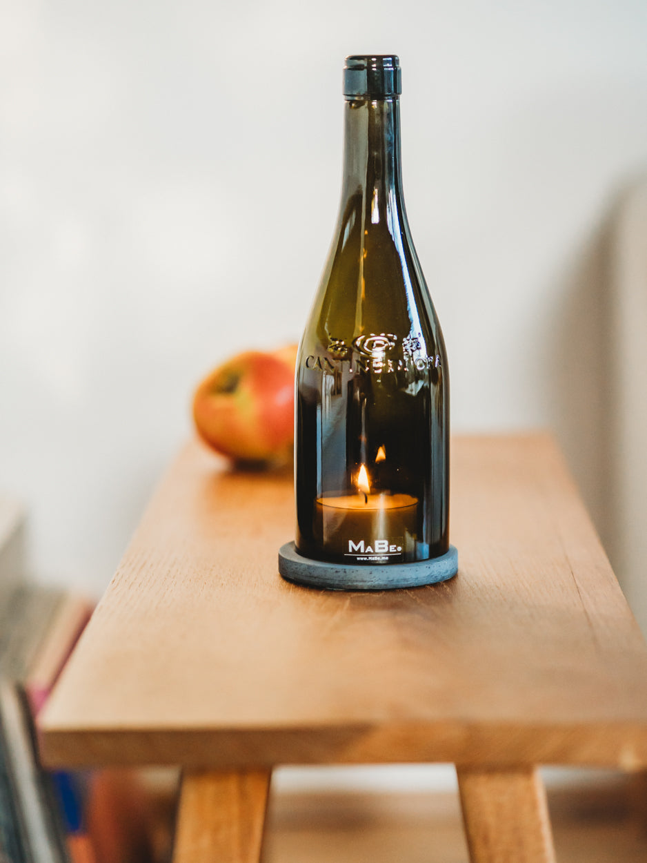 Weinwindlicht - früher mal ein leckerer Amarone - jetzt ein wertiges Weinlicht