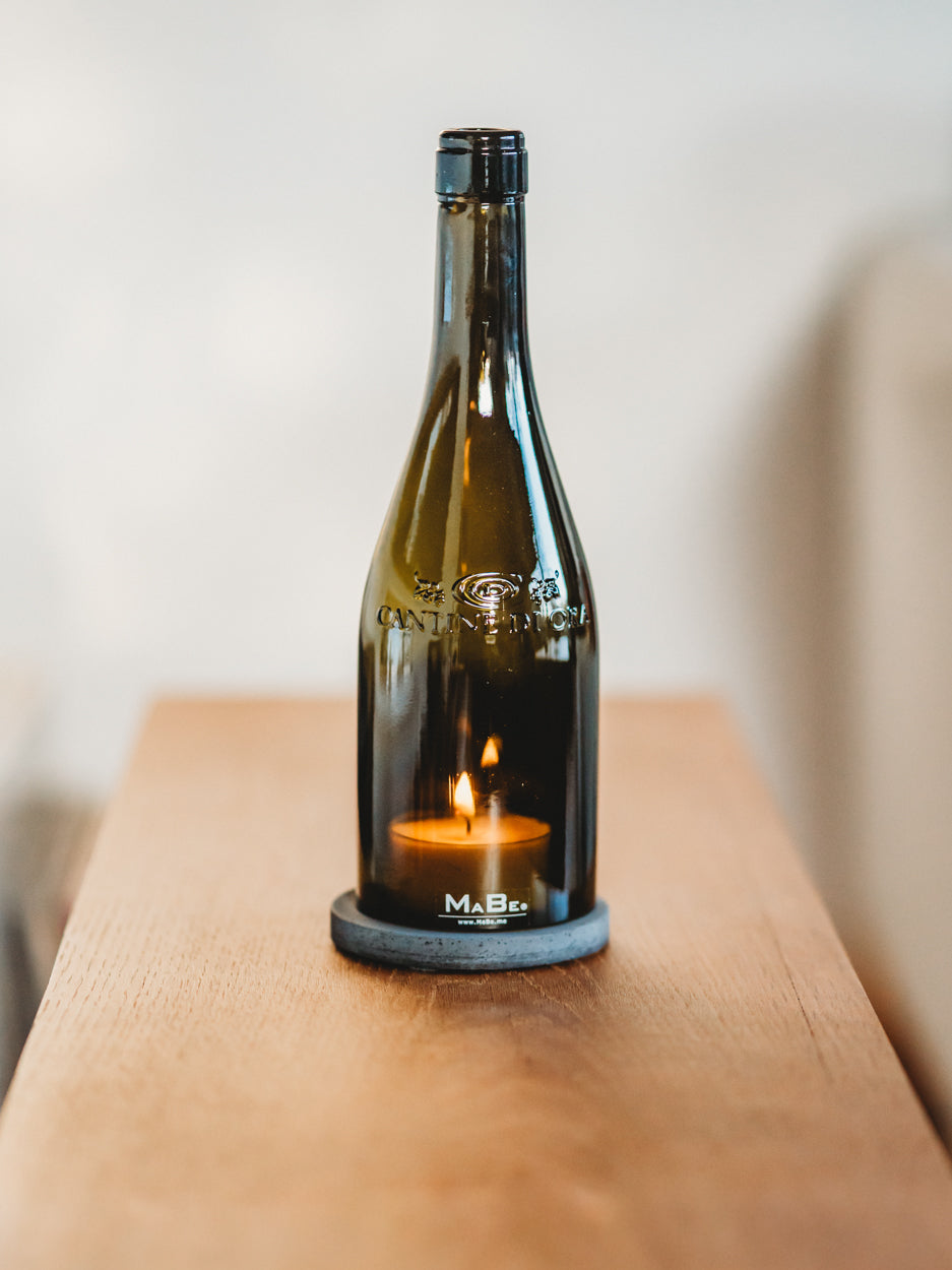 Weinwindlicht - früher mal ein leckerer Amarone - jetzt ein wertiges Weinlicht