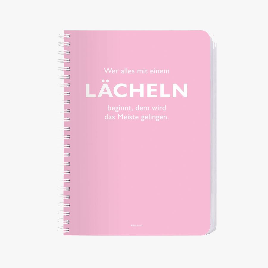 Ringbuch DIN A5 mit einem Zitat von Dalai Lama - von CEDON - MaBe®