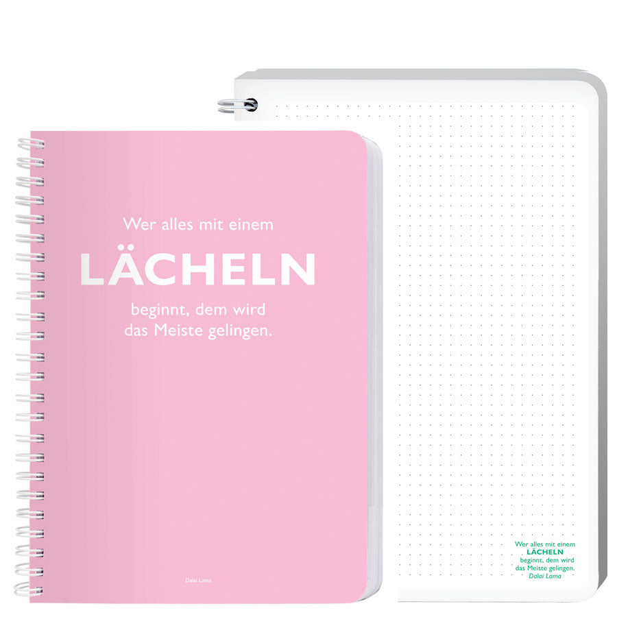 Ringbuch DIN A5 mit einem Zitat von Dalai Lama - von CEDON - MaBe®