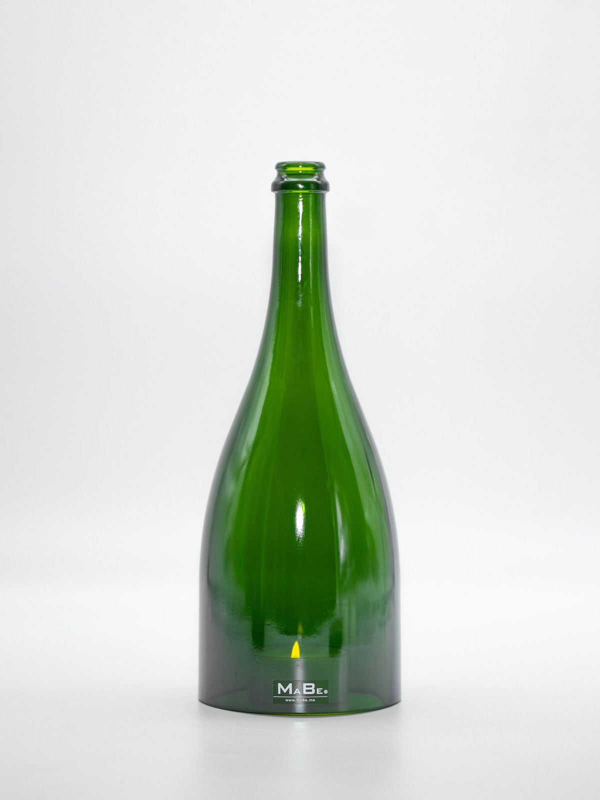 Windlicht 1,5 l Magnum Flasche in grün - MaBe®