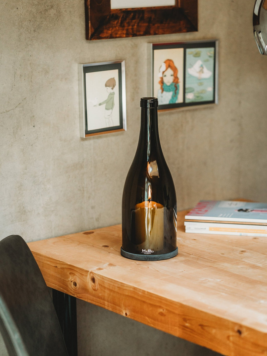 Windlicht  - Achtung Winelovers, das ist ja wohl ein dickes Ding !