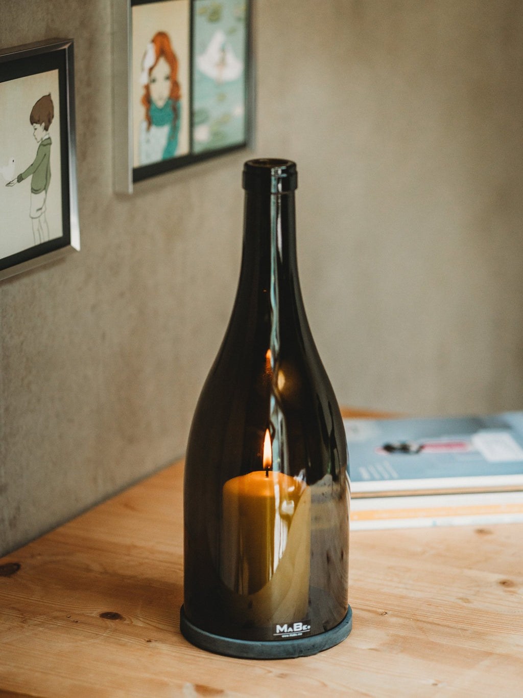 Windlicht  - Achtung Winelovers, das ist ja wohl ein dickes Ding !