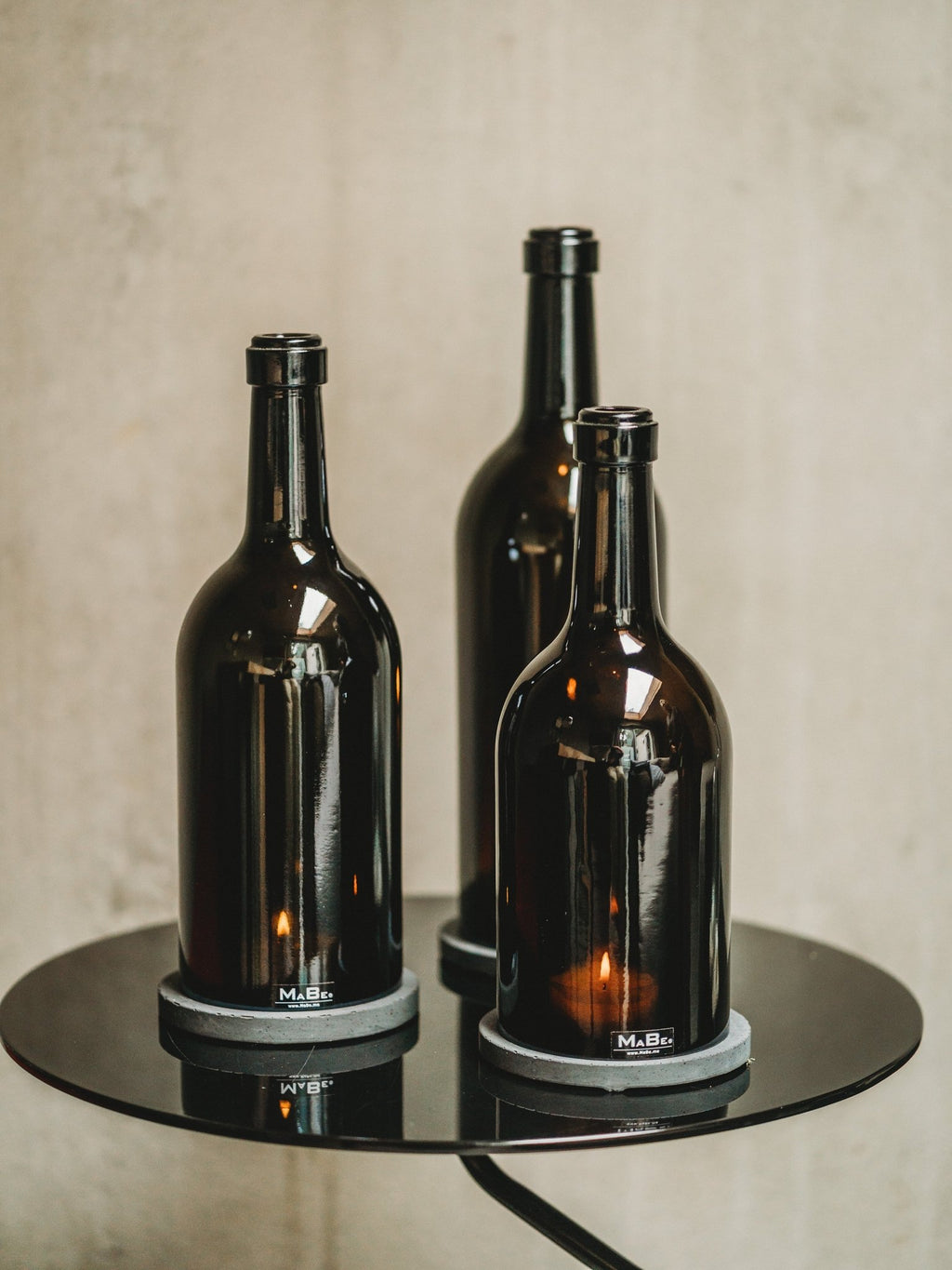 Windlicht - B Ä M -  edel & wertig - Wein - ein toller Eyecatcher