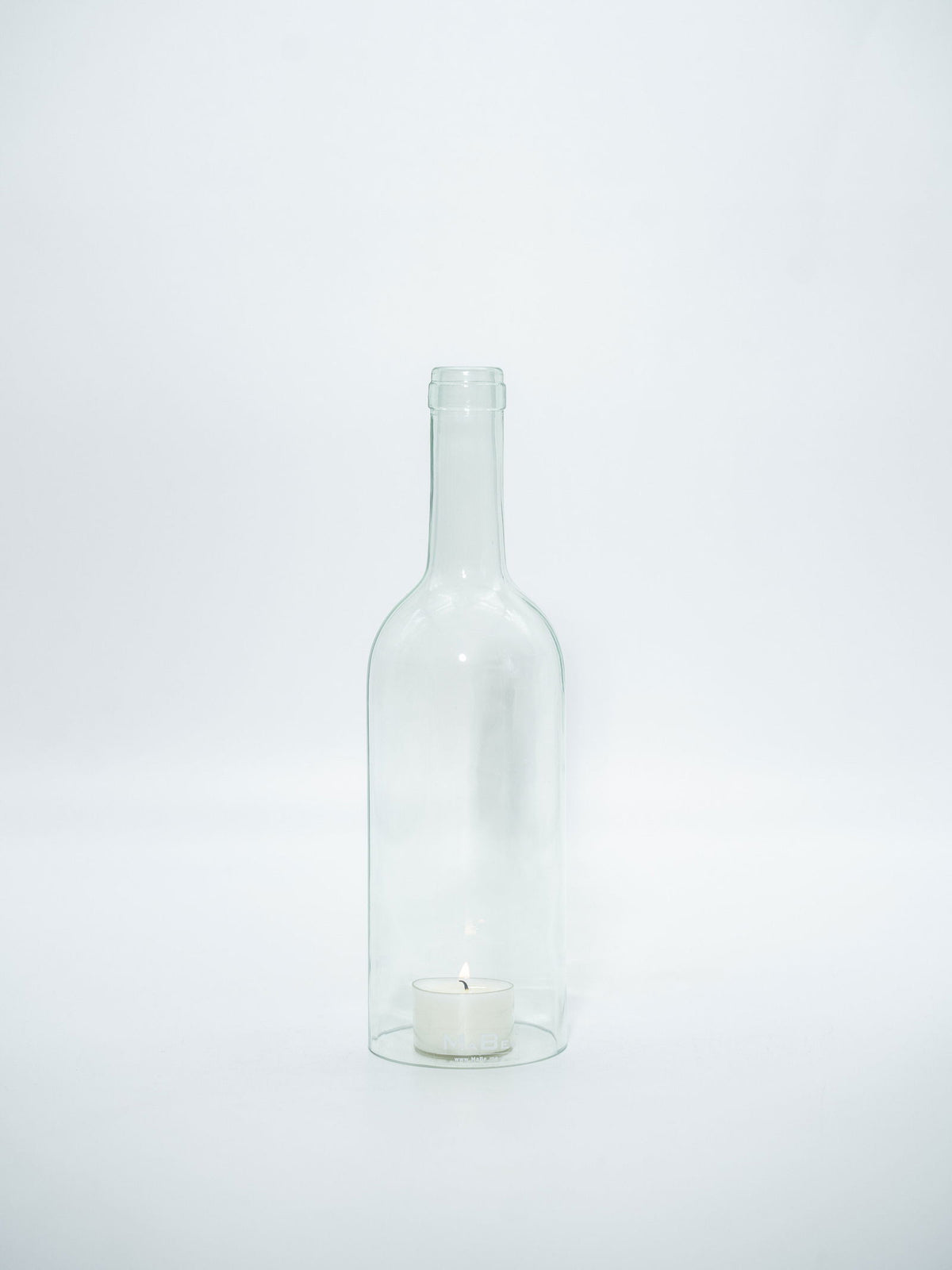 Windlicht Bordeaux in transparent mit Kork - MaBe®