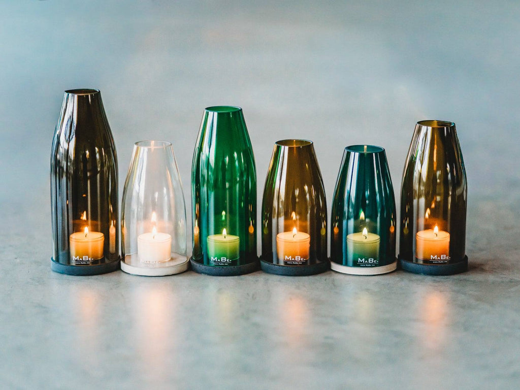 Windlicht Design - Oh.Ha in Kegelform 🔆 stilsicher & pur - das Grösste
